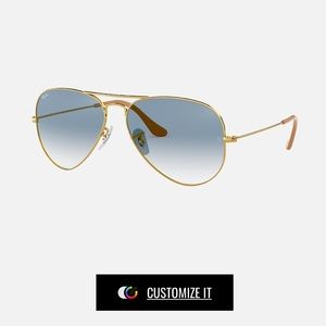 Ray-Ban Aviator Blue Gradient